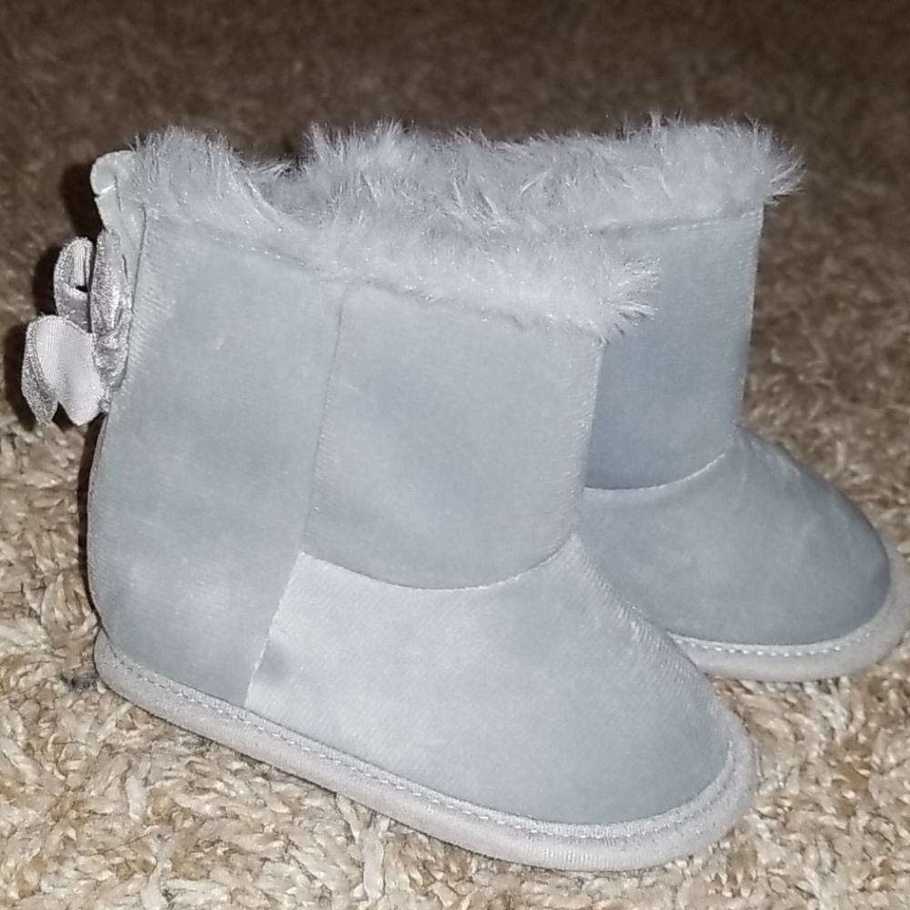 Gray Boots